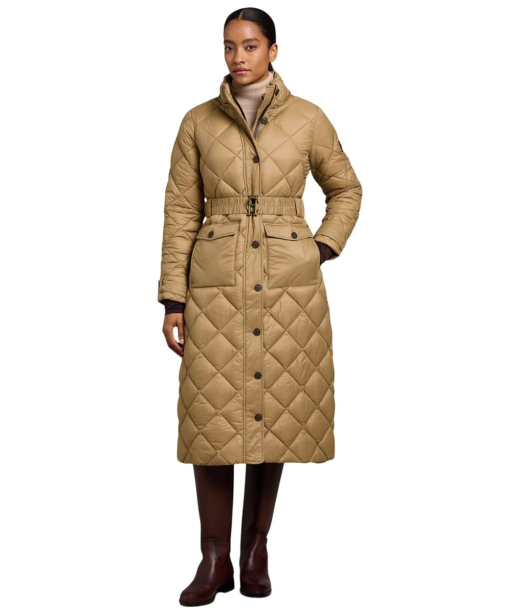 Women's Holland Cooper Farnham Longline Coat - Sand