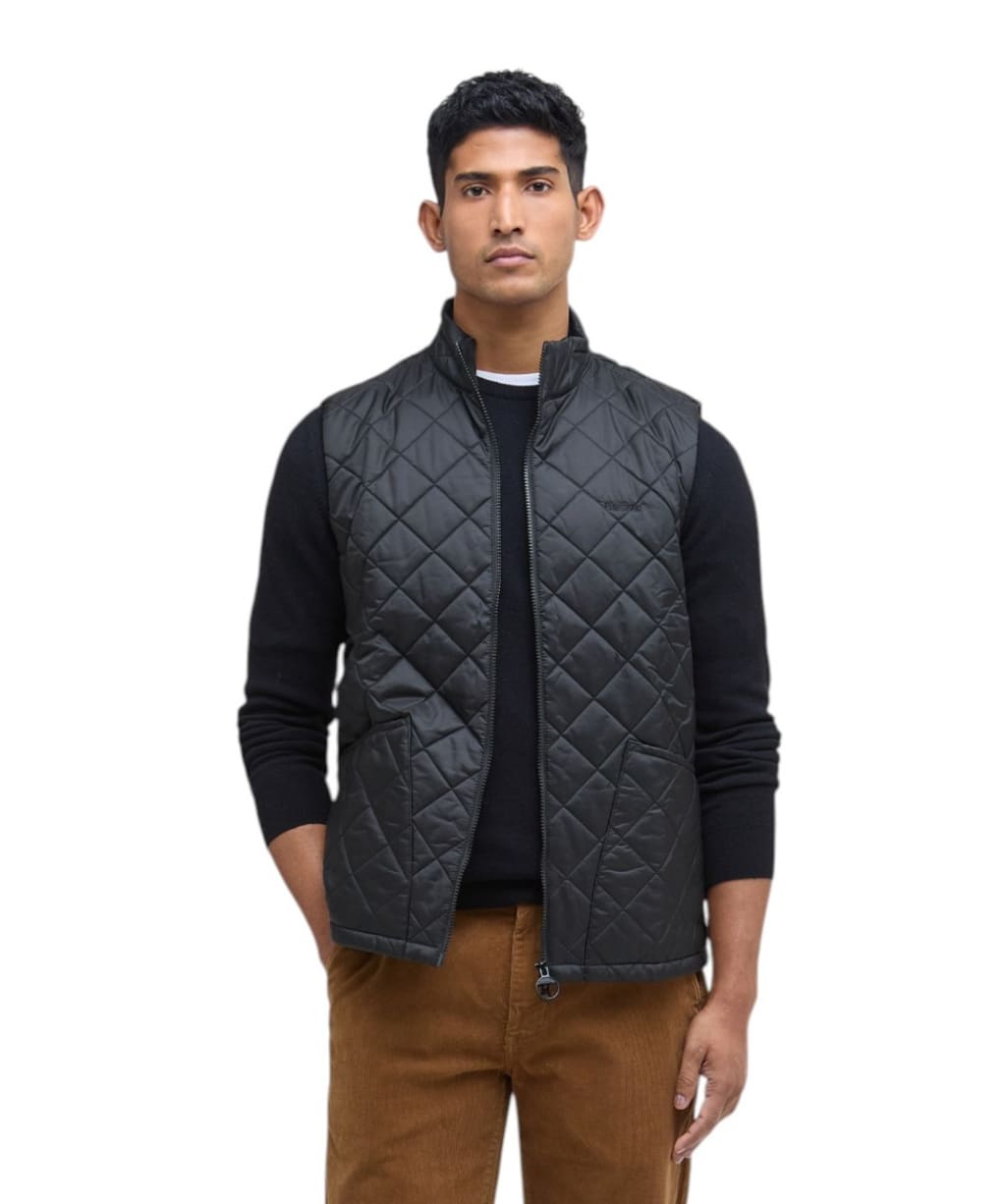Men's Barbour Monty Gilet - Black