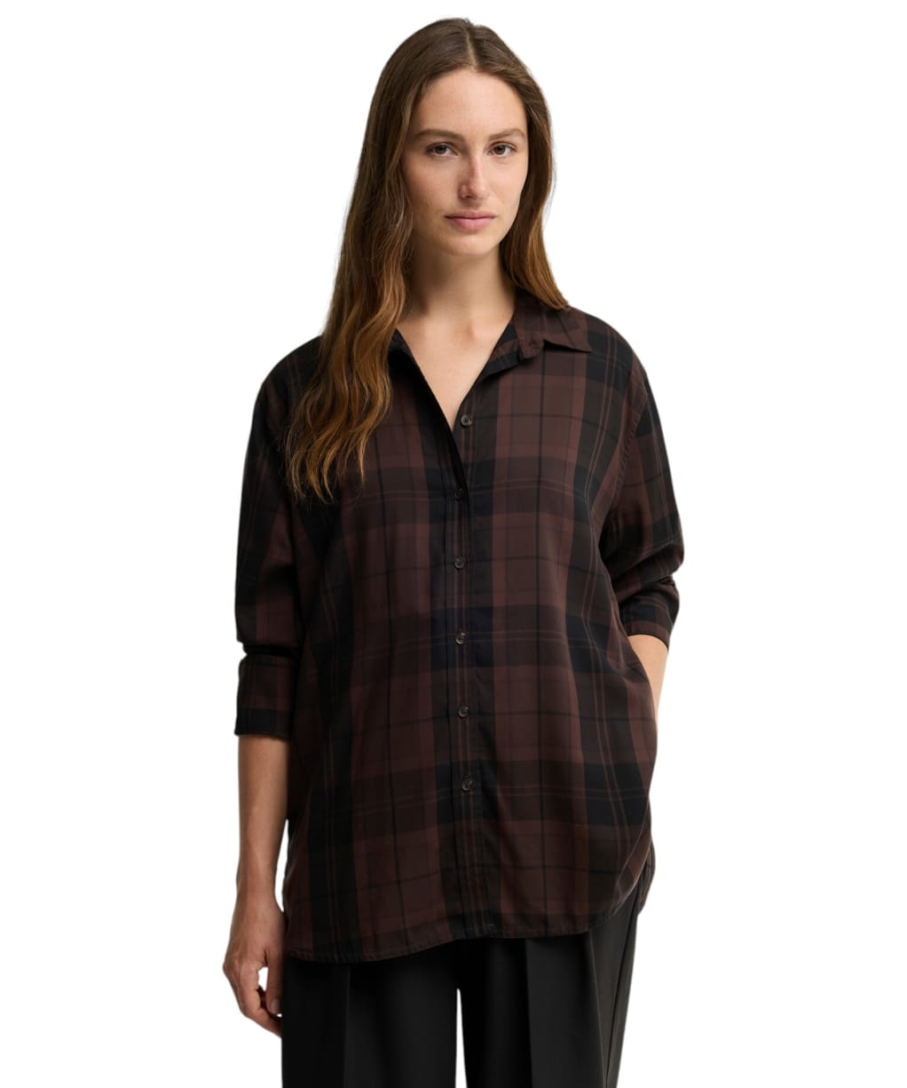 Women's Barbour Wynn Shirt - Rustic Shadow Tartan