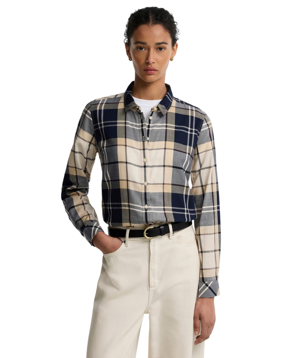 Women’s Barbour Bredon Shirt - Light Birchwood Dress Tartan