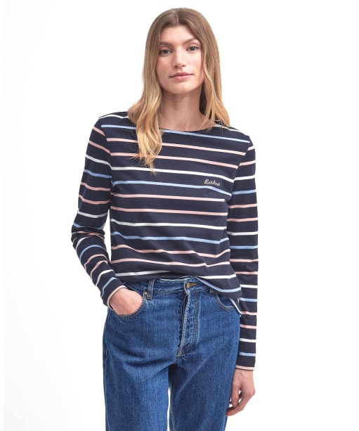 Women’s Barbour Hawkins Top - Navy Stripe 11