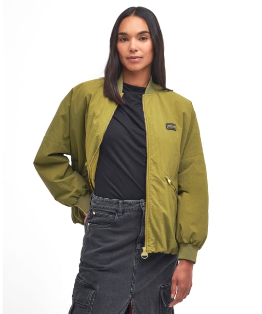 Women s Barbour International Mansell Bomber Casual Jacket