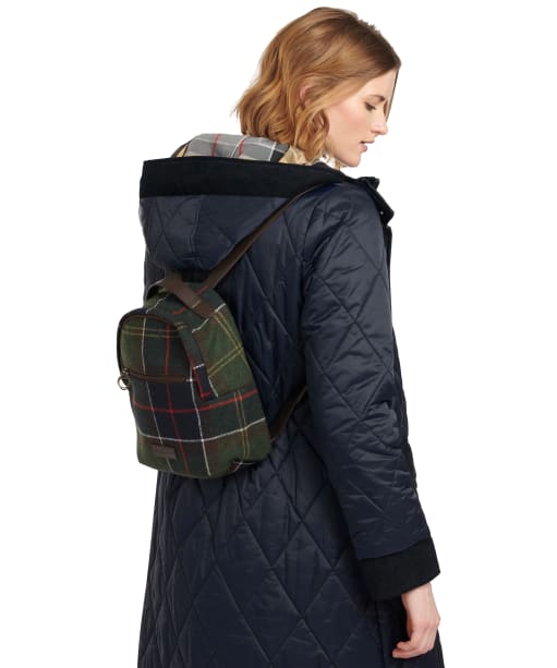 Women’s Barbour Caley Tartan Backpack - Classic Tartan