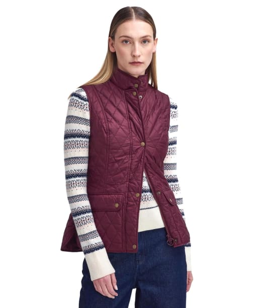 Women's Barbour Otterburn Gilet - Cabernet