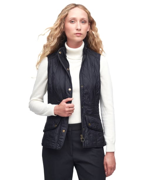 Women's Barbour Cavalry Gilet - Black