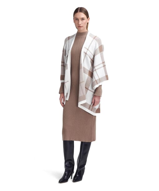 Veronica Cape - Winter White Tartan