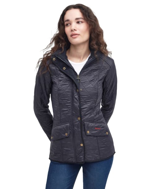 Women's Barbour Cavalry Polarquilt Jacket - Navy