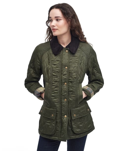 Women's Barbour Beadnell Polarquilt - Olive