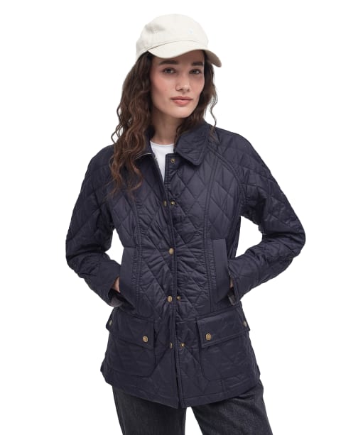 Women's Barbour Summer Beadnell Quilted Jacket - Navy