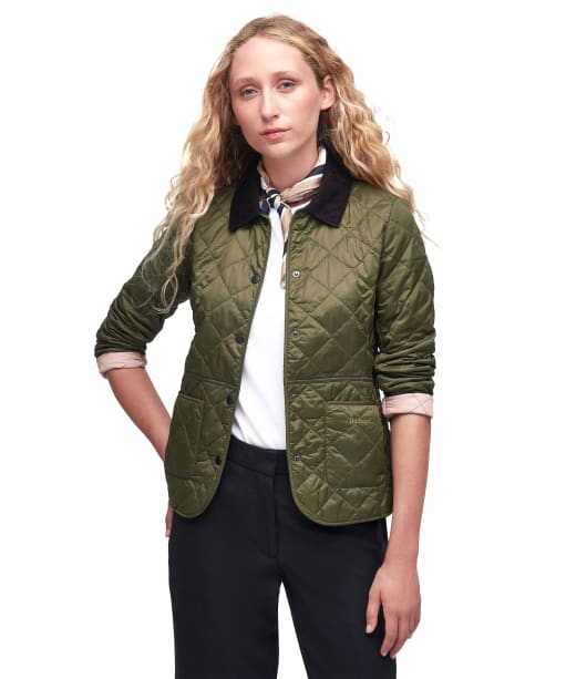 Women's Barbour Deveron Quilted Jacket - Olive