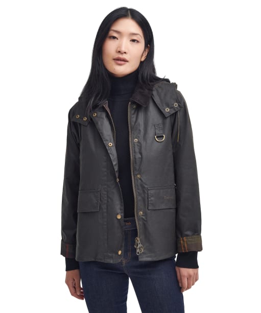 Women’s Barbour Avon Waxed Jacket - Olive