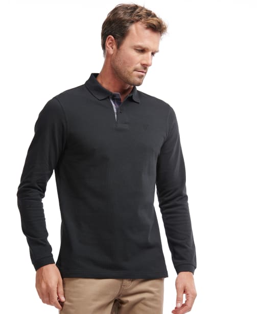 Men s Barbour L S Sports Polo Shirt