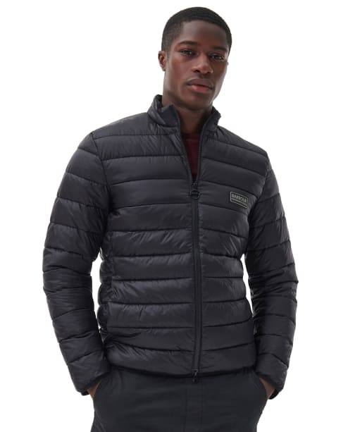 Men's Barbour International Tourer Reed Quilted Jacket - Black