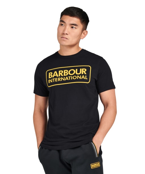 Men s Barbour International Essential Large Logo T Shirt