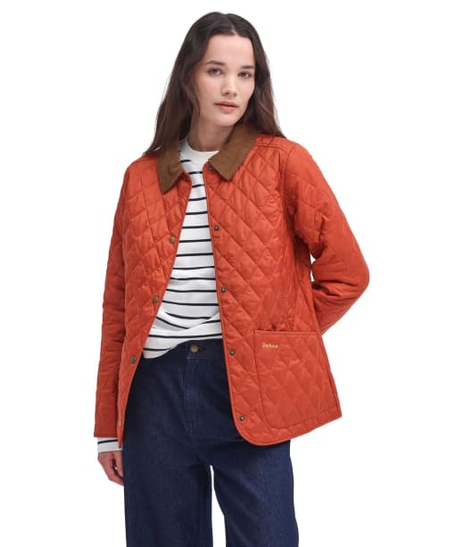 Women's Barbour Annandale Quilted Jacket - Spiced Pumpkin