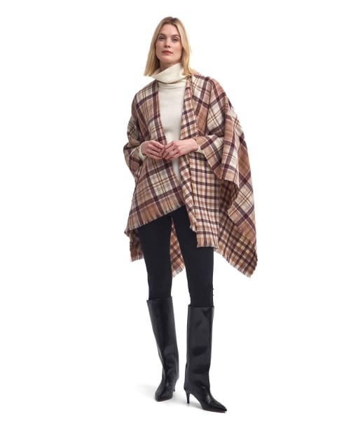 Women's Barbour Montieth Serape - Muted Cabernet