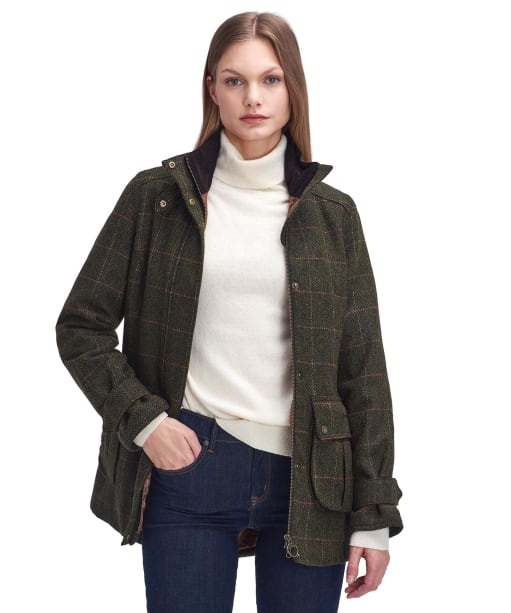 Women’s Barbour Fairfield Wool Jacket - Spiced Pumpkin