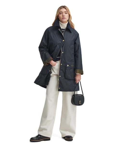 Women s Barbour Long Beadnell Waxed Jacket