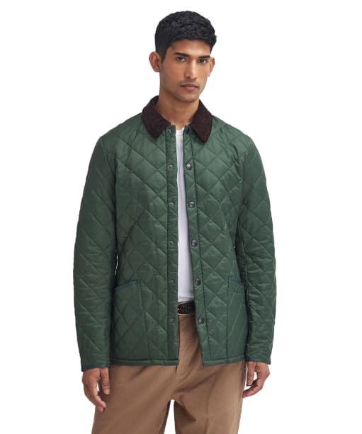 Men's Barbour Heritage Liddesdale Quilted Jacket - Racing Green