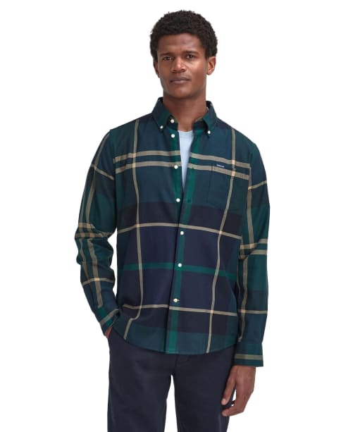 Men’s Barbour Dunoon Tailored Shirt - Green Loch