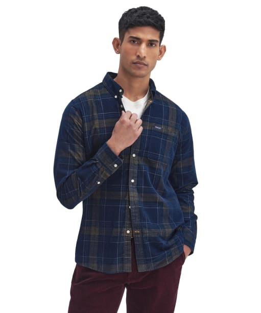 Men's Barbour Southfield Tailored Shirt - Inky Blue