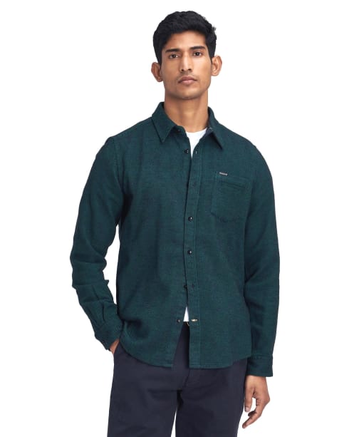 Men's Barbour Robertson Tailored Shirt - Evergreen