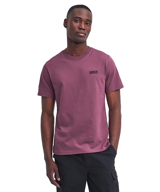 Men's Barbour International Small Logo Tee - Huckleberry