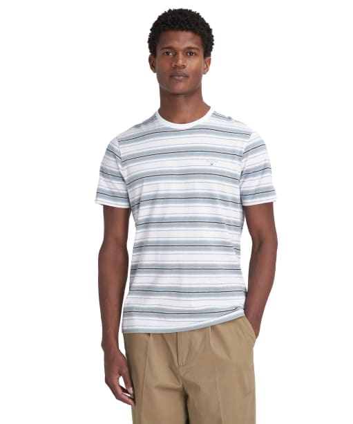 Men's Barbour Boldron Stripe T-Shirt - White