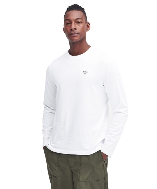 Ls Sports Tee - White