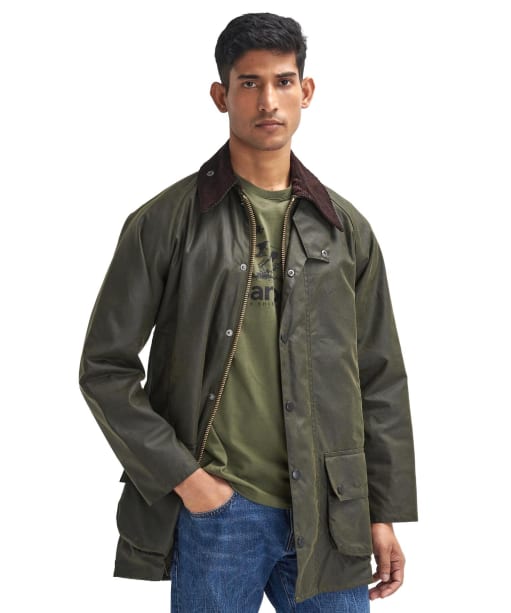 Men's Barbour Beaufort Waxed Jacket - Archive Olive