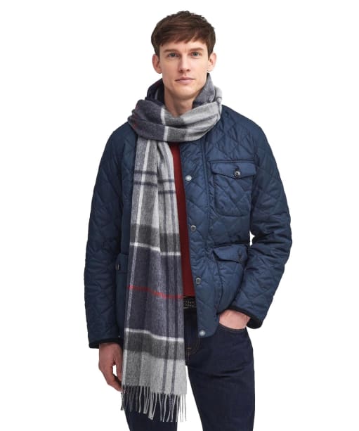 Barbour Carrbridge Tartan Scarf - Blue Granite