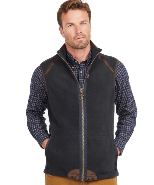 Men's Barbour Langdale Fleece Gilet - Navy