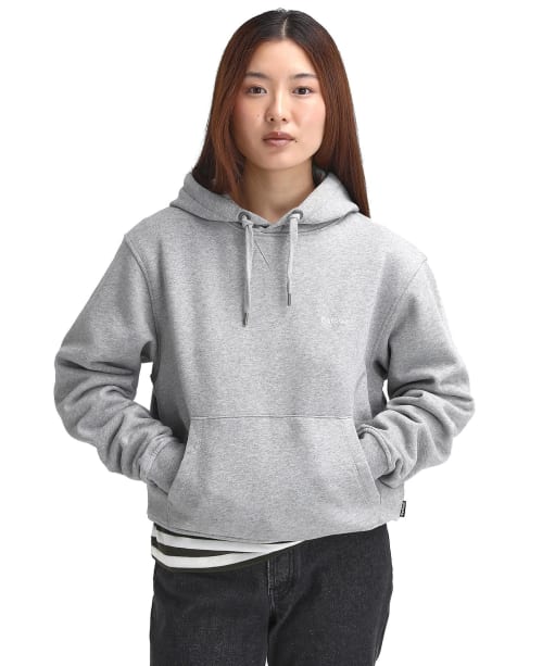 Women's Barbour Marsden Oversized Hoodie - Light Grey Marl