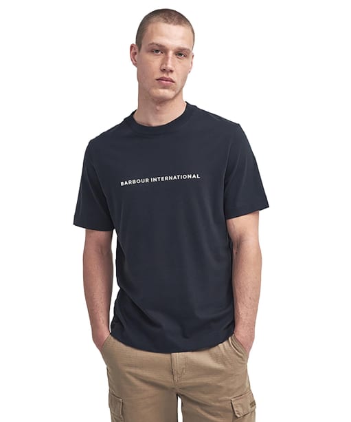 Men's Barbour International Motored T-Shirt - Black