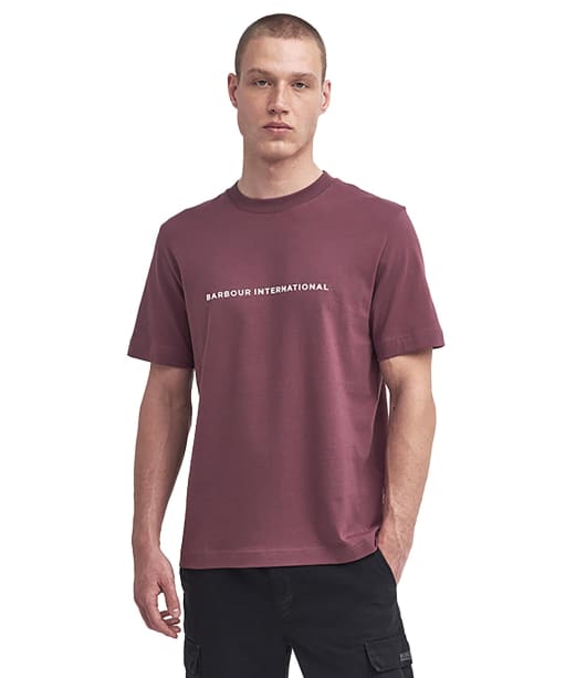 Men's Barbour International Motored T-Shirt - Huckleberry