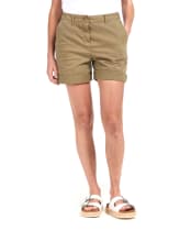 Women's Barbour Chino Shorts - Khaki