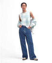 Women's Barbour Maisie Wide Leg Jeans - Authentic
