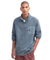 Men's Barbour Liverton Half Zip Sweatshirt - Dark Slate
