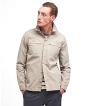 Men's Barbour Castlebay Garment Dyed Overshirt - Concrete