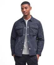 Men's Barbour International Shutter Nylon Overshirt - Dark Navy