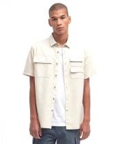Men's Barbour Catterick Regular Short Sleeve Oxford Shirt - Rainy Day