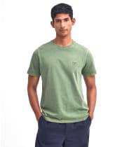 Men's Barbour Garment Dyed Tee - Pea Green