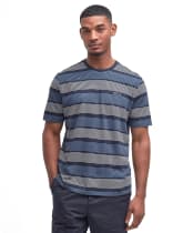 Men's Barbour International Putney Striped T-Shirt - Navy