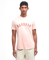 Men's Barbour Terra Dye T-Shirt - Pink Mist