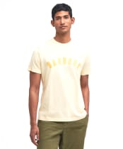 Men's Barbour Terra Dye T-Shirt - Yellow Haze