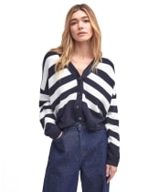 Women's Barbour Mariner Cardigan - Navy Stripe