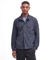 Men's Barbour International Hayledon Biker Jacket - Dark Navy
