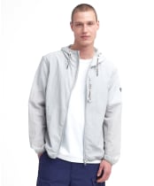 Men's Barbour International Exchange Hooded Jacket - Limestone Grey
