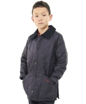 Boy's Barbour Liddesdale Quilted Jacket, 10-15yrs - New Navy