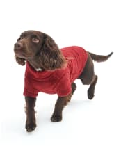 Barbour Teddy Fleece Dog Jumper - Red